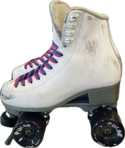Vist Large View of Product Image Which is Used JACKSON FINESSE Senior Roller Quad Skates White Senior 8