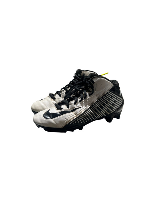 Vist Large View of Product Image Which is Used Nike Jr FB Cleats White And Black Junior 03.5