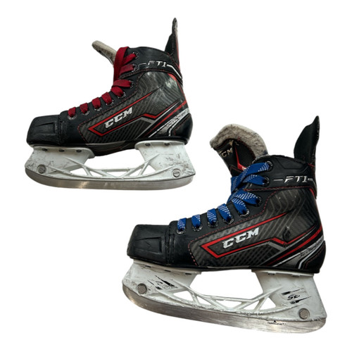 Vist Large View of Product Image Which is Used CCM JETSPEED FT1 YTH 13.5 SKATES Youth Hockey Skate Youth 13.5