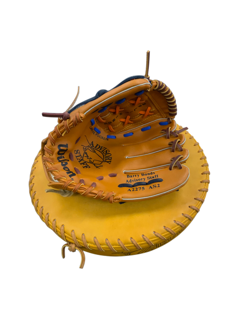 Vist Large View of Product Image Which is Used Wilson ADVISORY STAFF A2275 AS2 BB/SB Glove RH Throw Tan 10 1/2"