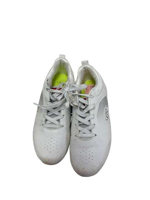 Vist Large View of Product Image Which is Used Rawlings SANCTION LOW Womens Softball Cleats White Size 7
