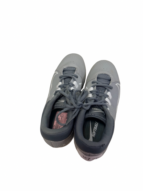 Vist Large View of Product Image Which is Used Nike RENEW HYPERDIAMOND 4 CZ5920-012 Womens Metal Softball Cleats Grey Size 7