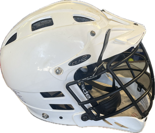 Vist Large View of Product Image Which is Used Cascade ADJ Lacrosse Helmet White One Size