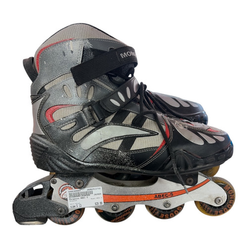 Vist Large View of Product Image Which is Used Mongoose ABEC 5 Senior Rec Fitness Skates Black Senior 13