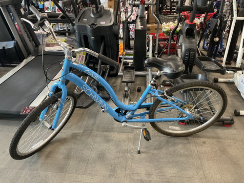 Vist Large View of Product Image Which is Used Schwinn CANDIS Cruiser Bike Womens Royal Blue 17-18" - MD  Frame