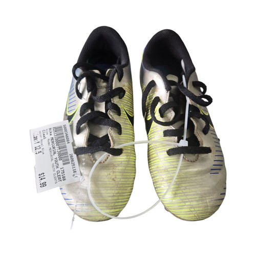 Vist Large View of Product Image Which is Used Nike MERCURIAL YOUTH CLEATS Soccer Cleats Royal Blue Youth 12.5