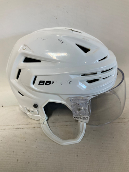 Vist Large View of Product Image Which is Used Bauer RE-AKT 150 Helmet Cage Combo White MD