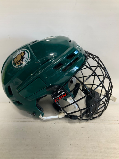 Vist Large View of Product Image Which is Used CCM HTSPTX Helmet Cage Combo Green MD