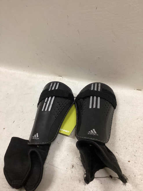 Vist Large View of Product Image Which is Used Adidas Soccer Shin Guards Junior Black MD