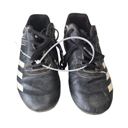 Vist Large View of Product Image Which is Used Adidas BASEBALL CLEATS SZ 1 BB/SB Cleats Black Junior 01