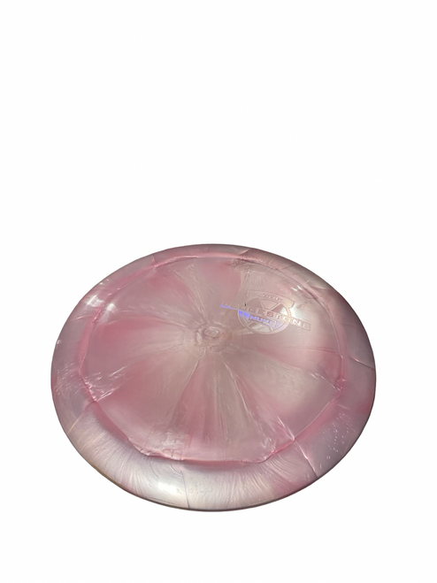 Vist Large View of Product Image Which is Used Discraft LEDGESTONE NUKE Disc Golf Driver Pink