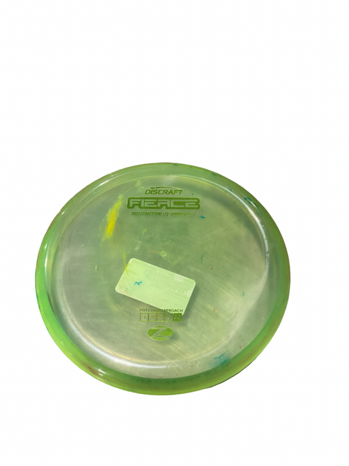 Vist Large View of Product Image Which is Used Discraft FIERCE Disc Golf Putter Green