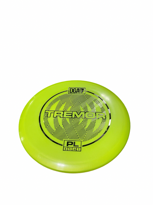 Vist Large View of Product Image Which is Used DGA TREMOR Disc Golf Mid Range Yellow