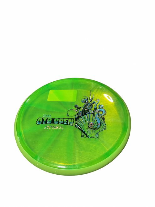Vist Large View of Product Image Which is Used Axiom MVP GYRO Disc Golf Putter Green