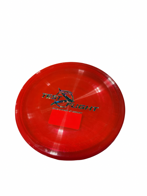 Vist Large View of Product Image Which is Used Discraft TEST FLIGHT Disc Golf Putter Red