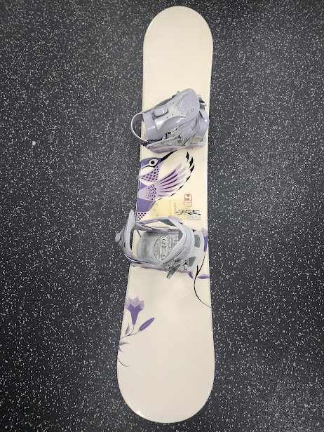Vist Large View of Product Image Which is Used Ride SOLACE Womens Board/Bindings Navy Blue 146 cm