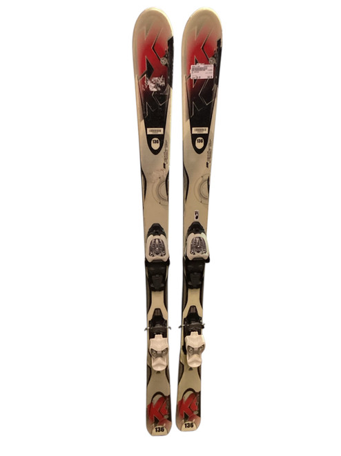 Vist Large View of Product Image Which is Used K2 APACHE Boys DH Ski/Binding Red 136 cm