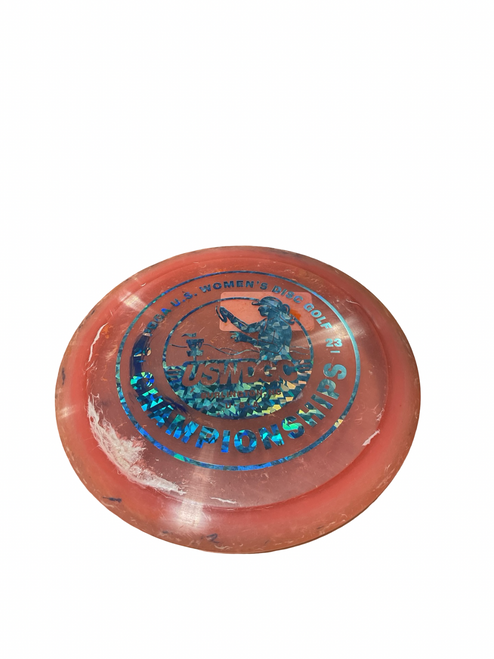 Vist Large View of Product Image Which is Used Discraft PDGA CHAMPIONSHIP Disc Golf Driver Orange