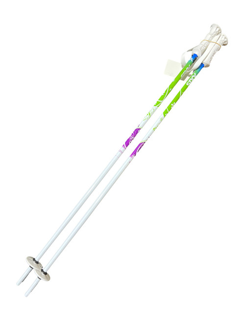 Vist Large View of Product Image Which is Used AXIS LUNA Girls DH Ski Pole White 95 cm / 38 in