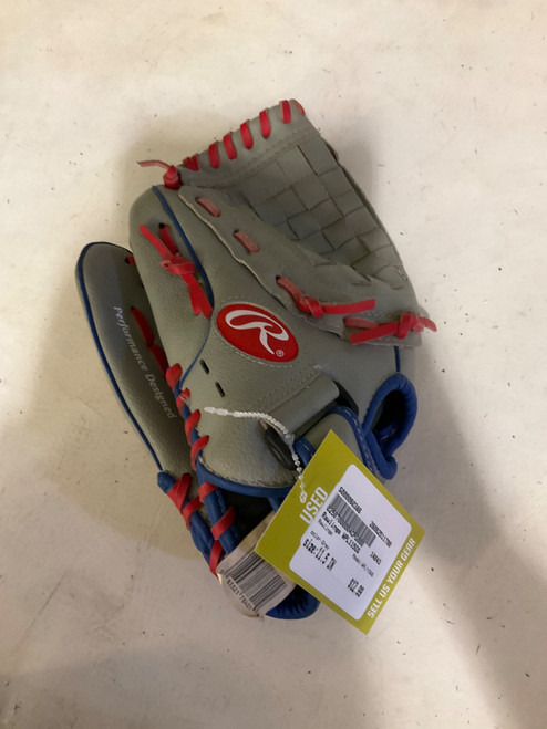 Vist Large View of Product Image Which is Used Rawlings WPL115GS BB/SB Glove LH Throw Grey 11 1/2"