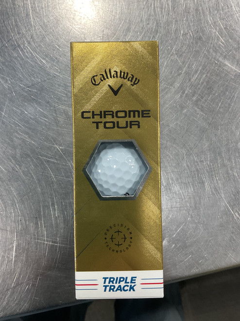 Vist Large View of Product Image Which is Used Callaway CHROME TOUR 3PK 3 Ball - Golf Ball Sleeve