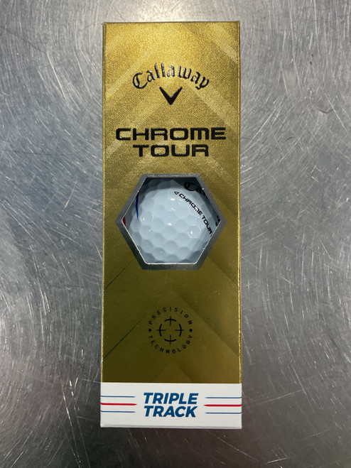 Vist Large View of Product Image Which is Used Callaway CHROME TOUR 3PK 3 Ball - Golf Ball Sleeve