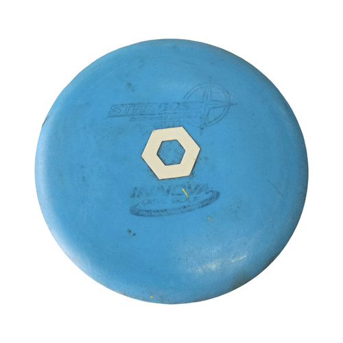 Vist Large View of Product Image Which is Used Innova BOSS STAR Disc Golf Driver Royal Blue