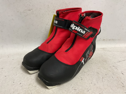 Vist Large View of Product Image Which is Used Alpina T JR Boys NNN XC Ski Boots Red W 06.5-07 / JR 4.5-05