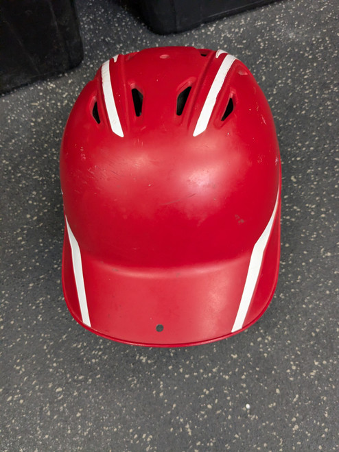 Vist Large View of Product Image Which is Used Mizuno HELMET Batting Helmet No Mask Red One Size