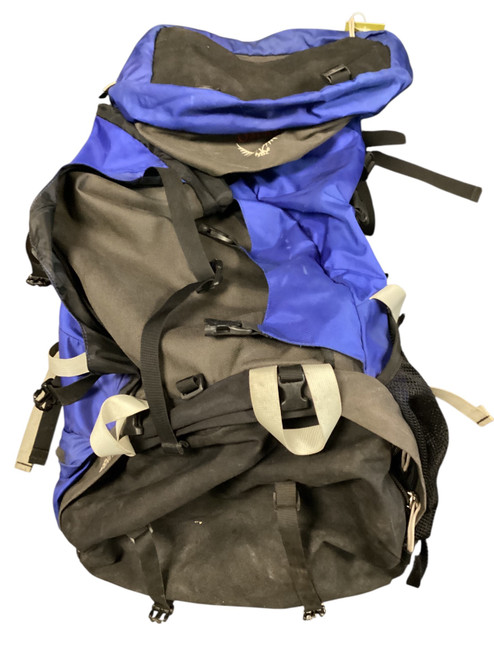 Vist Large View of Product Image Which is Used Osprey CRESCENT 90 Internal Frame Backpack Royal Blue