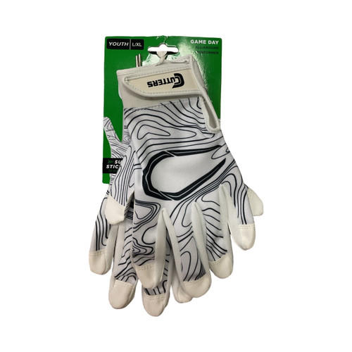 Vist Large View of Product Image Which is Used Cutters RECIVERS FB Gloves White LG