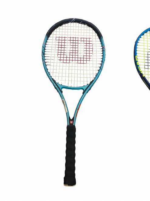 Vist Large View of Product Image Which is Used Wilson RACQUET Adult Tennis Racquet Royal Blue Unknown