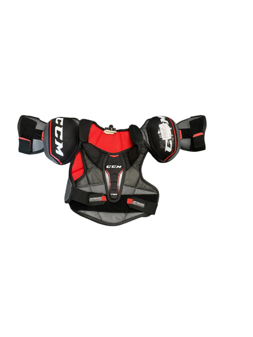 Vist Large View of Product Image Which is Used CCM JETSPEED VIBE JR MD SP Junior Shoulder Pads MD