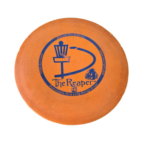 Vist Large View of Product Image Which is Used Discraft THE REAPER PRO D Disc Golf Driver Orange
