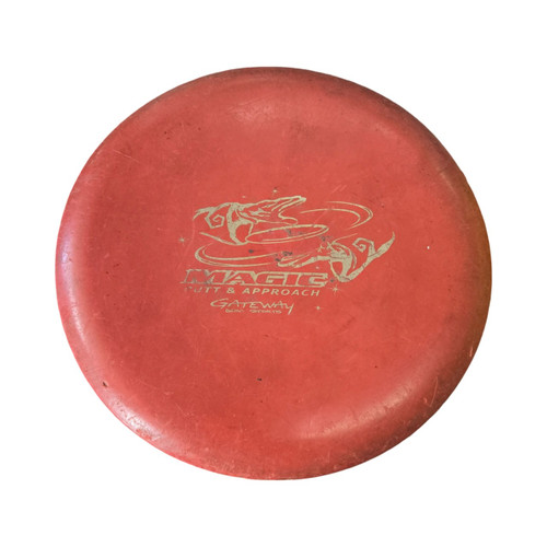 Vist Large View of Product Image Which is Used Gateway MAGIC Disc Golf Putter Red