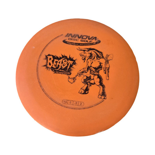 Vist Large View of Product Image Which is Used Innova BEAST DX Disc Golf Driver Orange