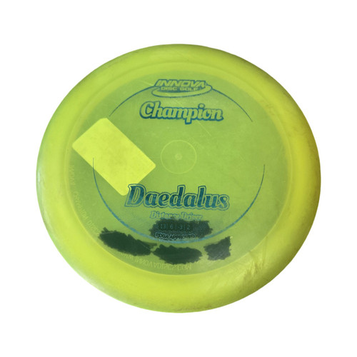 Vist Large View of Product Image Which is Used Innova DAEDALUS CHAMPION Disc Golf Driver Yellow