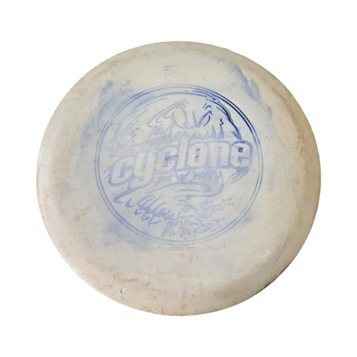 Vist Large View of Product Image Which is Used Discraft CYCLONE Disc Golf Driver White