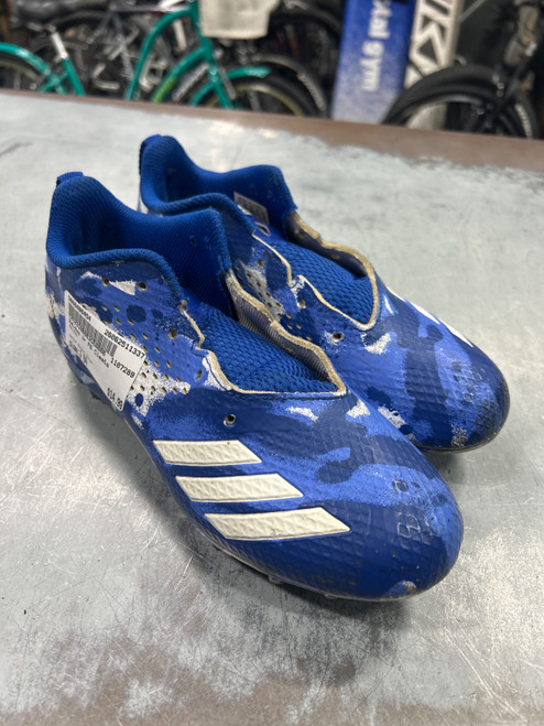 Vist Large View of Product Image Which is Used Adidas Jr FB Cleats Royal Blue Junior 04