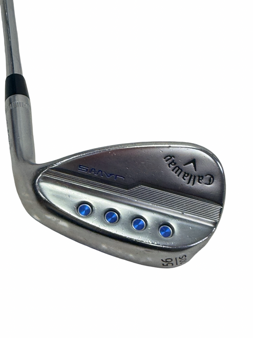 Vist Large View of Product Image Which is Used Callaway JAWS MD5 R 10S Golf Wedge Mens RH 56 Degree 35.25"