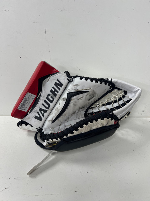 Vist Large View of Product Image Which is Used Vaughn VELOCITY V6 PRO Inter Goalie Catcher White/Black/Red