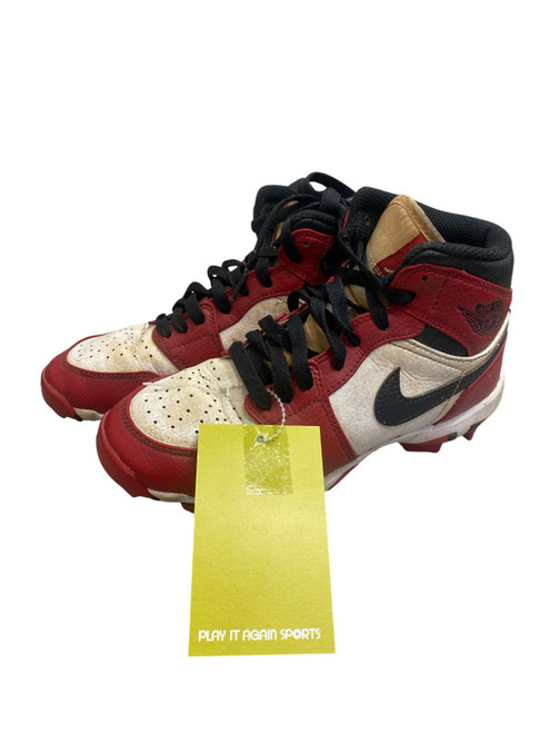 Vist Large View of Product Image Which is Used Nike AIR JORDAN CLEATS BB/SB Cleats Red Junior 03