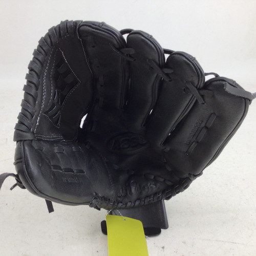 Vist Large View of Product Image Which is Used Wilson A360 14 IN RHT SB GLOVE BB/SB Glove RH Throw Black 14"