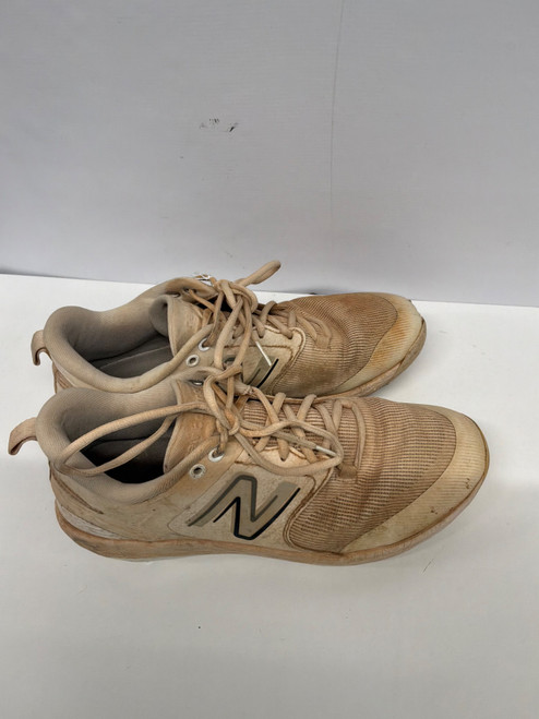 Vist Large View of Product Image Which is Used New Balance 4040 TURF CLEATS BB/SB Cleats White Senior 11