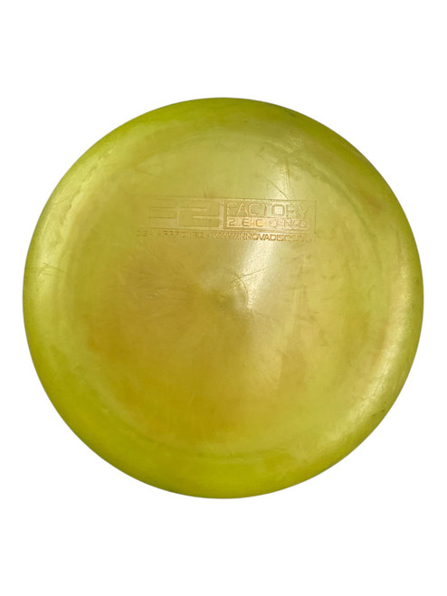 Vist Large View of Product Image Which is Used F2 FACTORY 2ECOND YELLOW DISC Disc Golf Driver Yellow