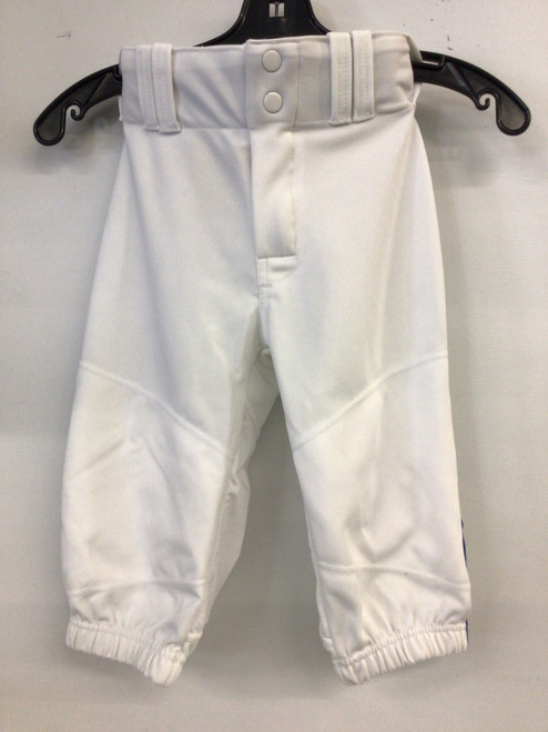 Vist Large View of Product Image Which is Used Alleson BASEBALL PANTS BB/SB Pant Boys White SM