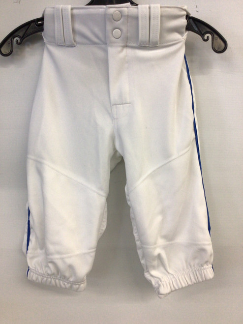 Vist Large View of Product Image Which is Used Alleson BASEBALL PANTS BB/SB Pant Boys White SM