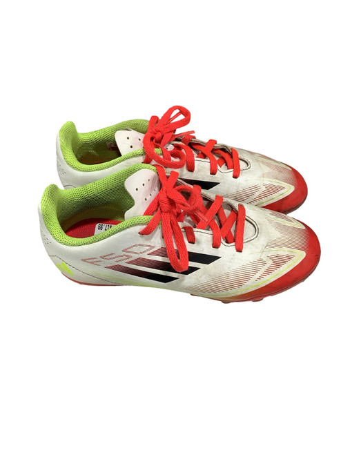 Vist Large View of Product Image Which is Used Adidas F50 Soccer Cleats White Junior 02