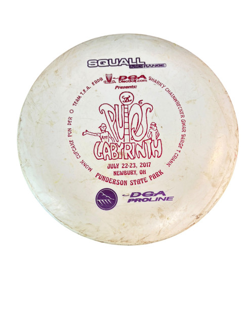 Vist Large View of Product Image Which is Used DGA PRO LINE SQUALL Disc Golf Mid Range 167g