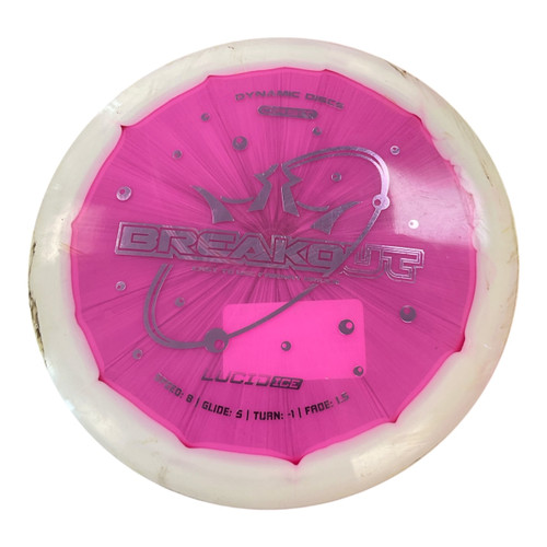 Vist Large View of Product Image Which is Used Dynamic Discs L-I-O BREAKOUT Disc Golf Driver Pink 159g